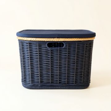Stone Bluff Laundry Hamper - Navy (synthetic illustration; no displayed measurements)