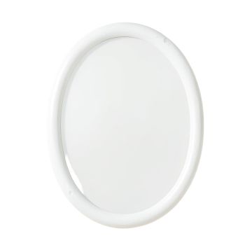 Maple Brook Framed Wall Mirror - White
