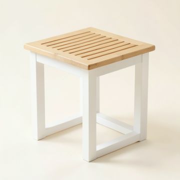 Harbor Crossing Compact Balcony Table - White (synthetic illustration; no displayed measurements)