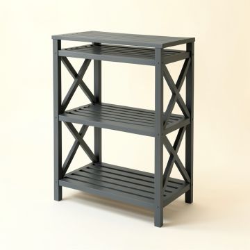 Ridge Canyon Empty Seed-Starting Shelving Unit Without Lights - Gray (synthetic illustration; no displayed measurements)