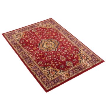 Gostkowski Power Loom Red/Purple/Orange Rug