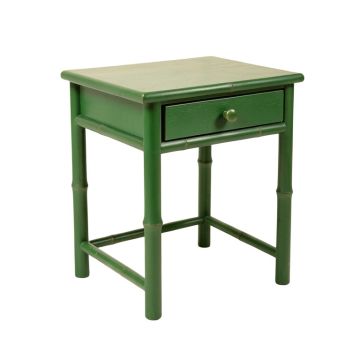 Olive Crest Side Table - Green