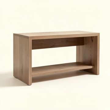 Merkle 60 '' Solid Wood Console Table (synthetic illustration; no displayed measurements)