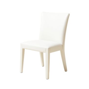 Queen Anne Back Side Chair In White