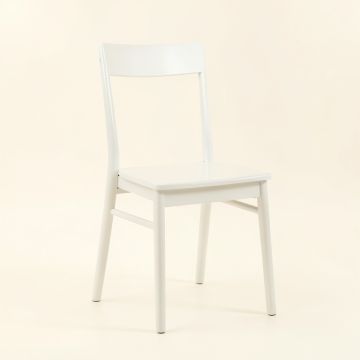 Brook Brook Dining Chair - White (synthetic illustration; no displayed measurements)