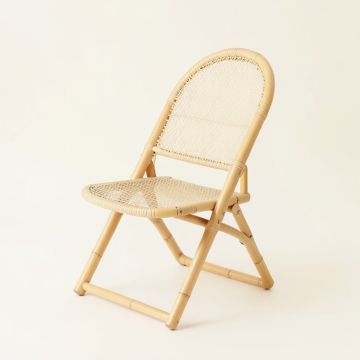 Aspen Dale Folding Outdoor Chair - Ivory (synthetic illustration; no displayed measurements)
