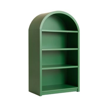 Holly Falls Freestanding Bookcase - Green