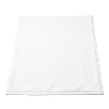 Field Branch Bath Mat - White
