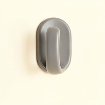 Sage Bend Wall-Mounted Robe Hook - Gray (synthetic illustration; no displayed measurements)