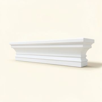Marseille 5 5/8 '' H X 96 '' W X 4 5/8 '' D Crown Molding (synthetic illustration; no displayed measurements)