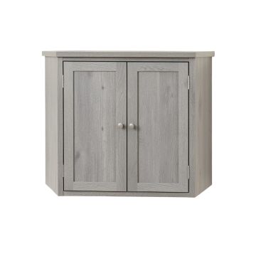 Shore Crest Wall-Mounted Entry Cabinet - Gray (synthetic illustration; no displayed measurements)