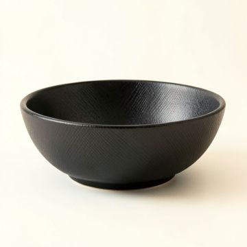Ridge Crossing Dining Bowl - Black (synthetic illustration; no displayed measurements)