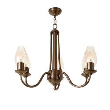 Meinhardt 3-Light Shaded Empire Chandelier (synthetic illustration; no displayed measurements)