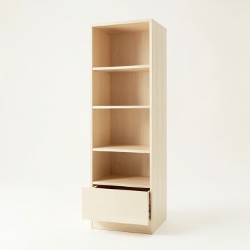 Slate Dell Narrow Cubby Tower - Ivory (synthetic illustration; no displayed measurements)