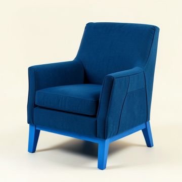 Killam 31.5 '' Wide Polyester Wingback Chair (synthetic illustration; no displayed measurements)