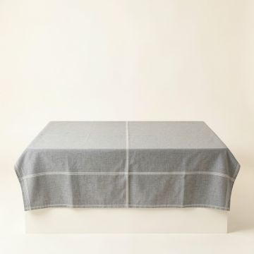 Reed Bend Flat Bed Sheet - Gray (synthetic illustration; no displayed measurements)
