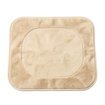 Moss Crest Bath Mat - Beige (synthetic illustration; no displayed measurements)