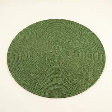 Elm Canyon Round Area Rug - Green (synthetic illustration; no displayed measurements)