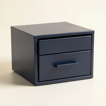 Sage Bluff Small-Parts Storage Drawer Cabinet - Navy (synthetic illustration; no displayed measurements)