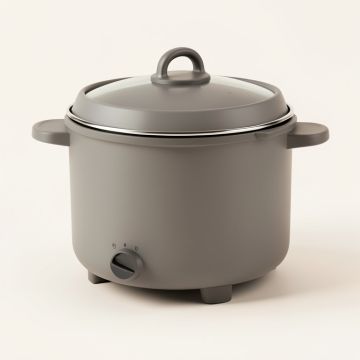 Hannex 3.4-Quart Electric Multi-Stew Cooker/Steamer Pot (synthetic illustration; no displayed measurements)