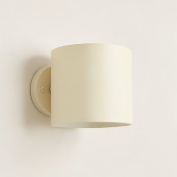 Olive Bluff Wall Sconce Mounted On A Plain Wall - Cream (synthetic illustration; no displayed measurements)