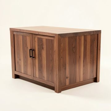 Metro Solid Wood Kitchen Island (synthetic illustration; no displayed measurements)