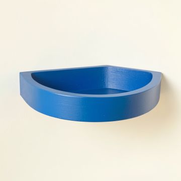 Dawn Bridge Wall-Mounted Cat Perch - Blue (synthetic illustration; no displayed measurements)