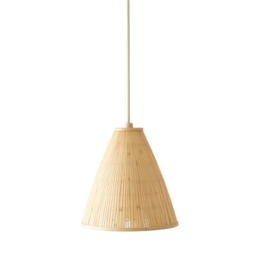 Field Brook Pendant Light Suspended From One Plain Cable - Beige