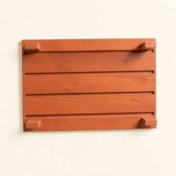 Laurel Bend Empty Wall-Mounted Tool Organizer Panel - Terracotta (synthetic illustration; no displayed measurements)