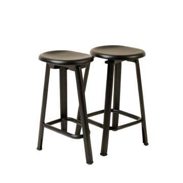 Outdoor Modern Industrial 30 '' Patio Bar Stool ( Set Of 2 )