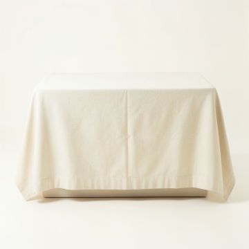 Dawn Brook Flat Bed Sheet - Cream (synthetic illustration; no displayed measurements)