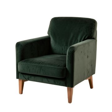 Burnett 37 '' Wide Velvet Armchair (synthetic illustration; no displayed measurements)