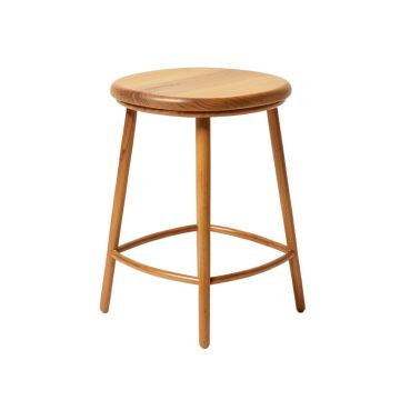 Tunnell Swivel Solid Wood 24.2 '' Counter Stool