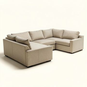 Kendrick 148 '' Wide Symmetrical Modular Sectional (synthetic illustration; no displayed measurements)