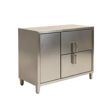 Pinegar Metal 4 Door Accent Cabinet