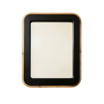 Harbor Bluff Framed Wall Mirror - Black