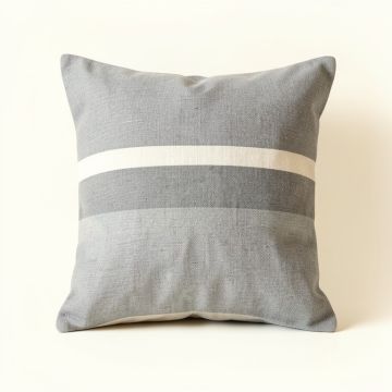 Clay Crest Filled Accent Pillow - Gray (synthetic illustration; no displayed measurements)