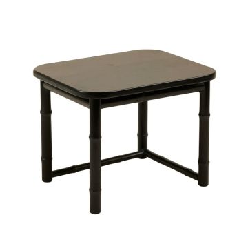 Maple Brook Compact Balcony Table - Black