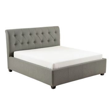Reinaldo Studded Winged Upholstered Storage Platform Bed (synthetic illustration; no displayed measurements)