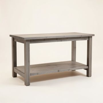Alder Edge Empty Workshop Workbench - Gray (synthetic illustration; no displayed measurements)