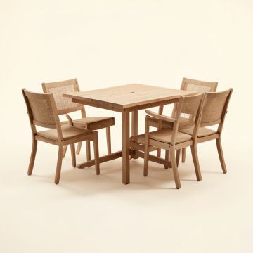 5 Piece Bistro Set (synthetic illustration; no displayed measurements)