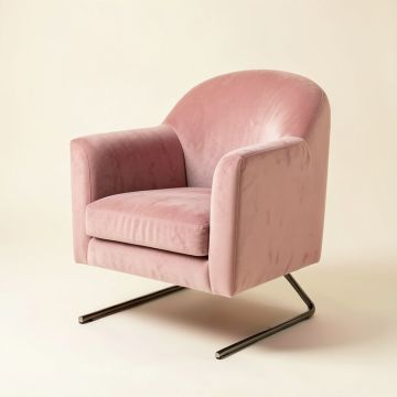 Accent Chair Living Room/Bed Room , Modern Leisure Chair Pink (synthetic illustration; no displayed measurements)