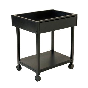 Stone Brook Empty Rolling Workshop Cart - Black