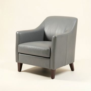 Alsiddiqa Upholstered Parsons Chair In Gray (synthetic illustration; no displayed measurements)