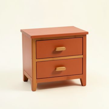 Juniper Branch Nightstand - Terracotta (synthetic illustration; no displayed measurements)