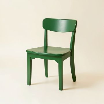 Harbor Arc Small Chair - Green (synthetic illustration; no displayed measurements)
