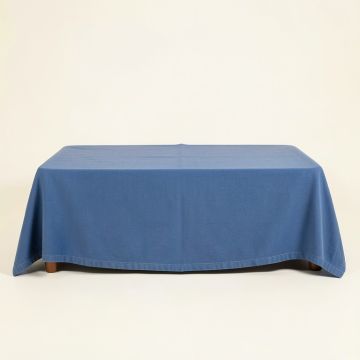 Ash Edge Flat Bed Sheet - Blue (synthetic illustration; no displayed measurements)