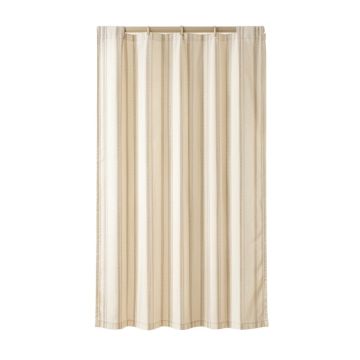 Juniper Crest Shower Curtain Hanging Flat From A Plain Rod - Cream (synthetic illustration; no displayed measurements)