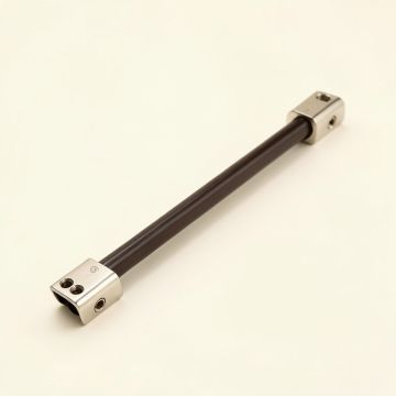 Fleurette Square Single Curtain Rod (synthetic illustration; no displayed measurements)