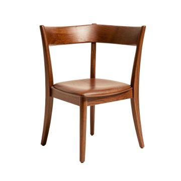Gayla Solid Wood Cross Back Side Dining Chair